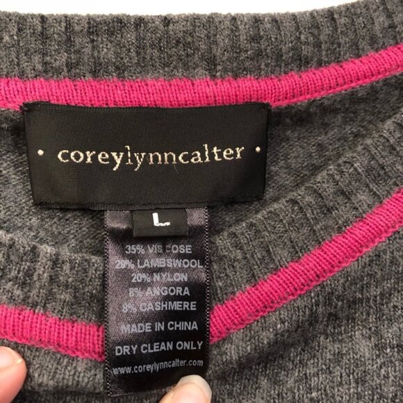 Anthro Corey Lynn Calter RARE Pink Bird Sweater - Picture 3 of 5